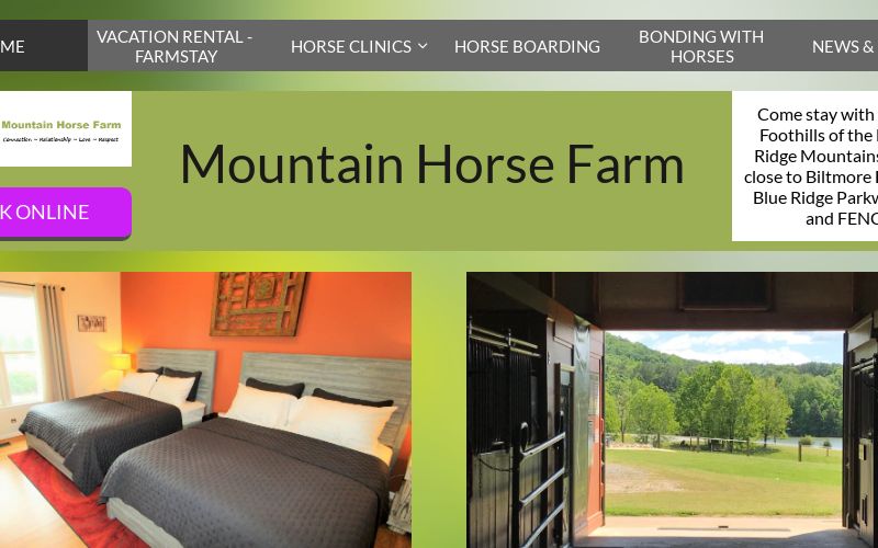 Glamping at Mountain Horse Farm