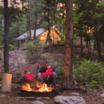 Glamping at Huttopia Adirondacks