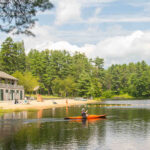 Glamping at Bear Brook State Park