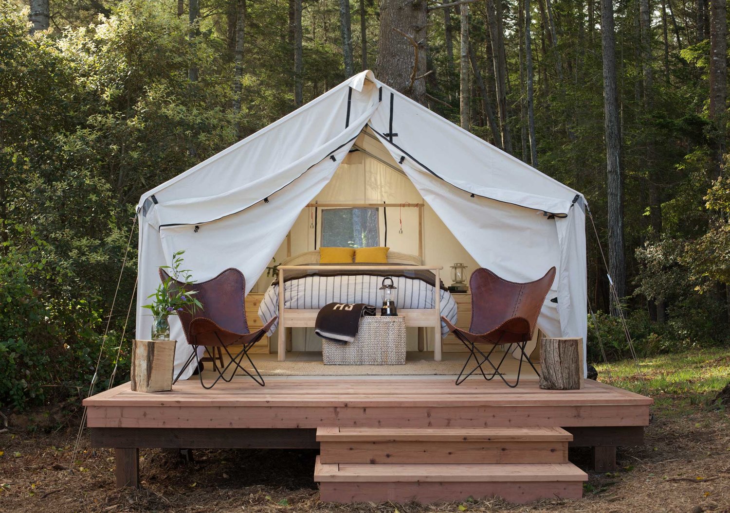 Glamping at Mendocino Grove