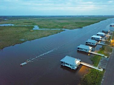 Glamping at Bayou Segnette State Park