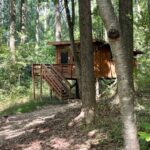 Glamping at Treehouse Camp At Maple Tree