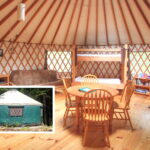 Glamping at Maine Forest Yurts