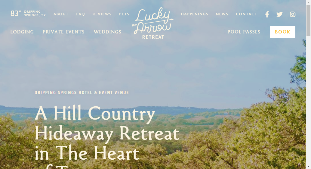 Glamping at Lucky Arrow Retreat - Glamping Capital of Texas Event Venue