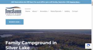 Glamping at Dunes Harbor Family Camp