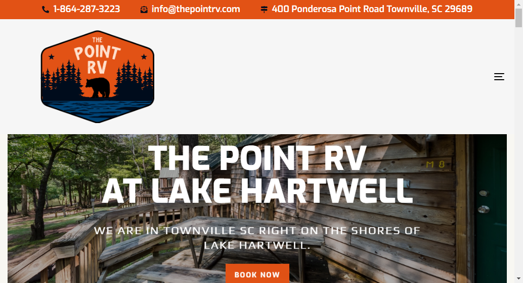 Glamping at The Point RV at Lake Hartwell