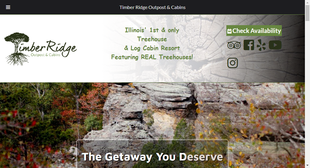Glamping at Timber Ridge Outpost & Cabins