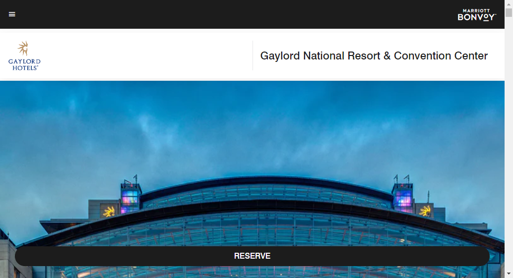 Glamping at Gaylord National Resort & Convention Center