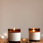 Earth-toned candle holders