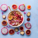 Bowl of mixed dried fruits